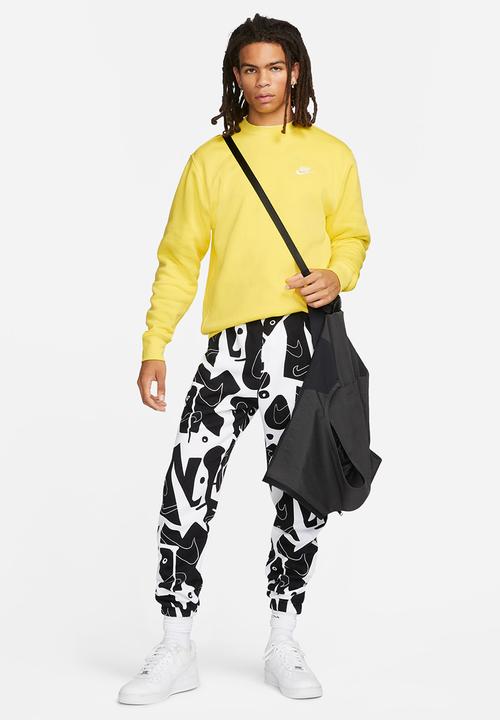 Nike - NSW Club Crew Neck Sweatshirt - yellow strike/white