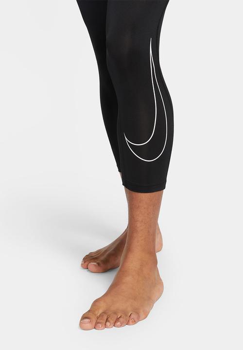 Nike - Nike Pro Dri-FIT  3/4 Tights. black/white