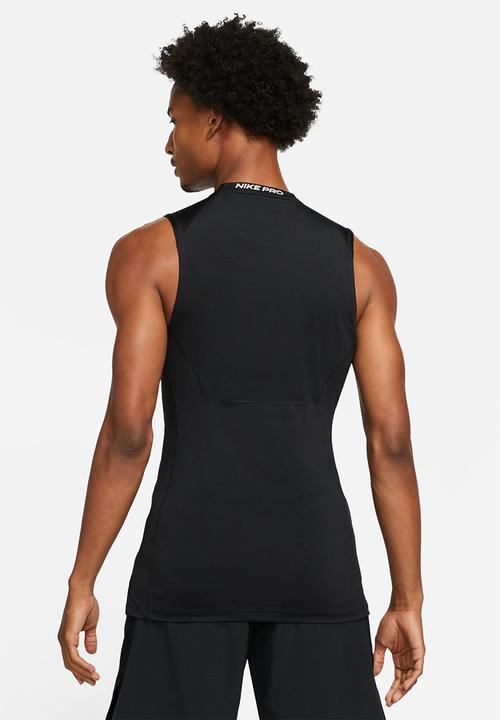Nike - Dri-FIT Men's Tight-Fit Vest - black/white