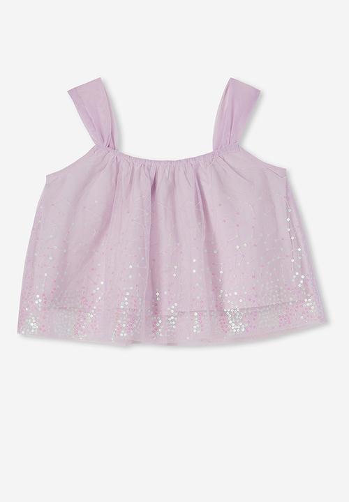 Cotton On - Selena dress up top - lavender fog