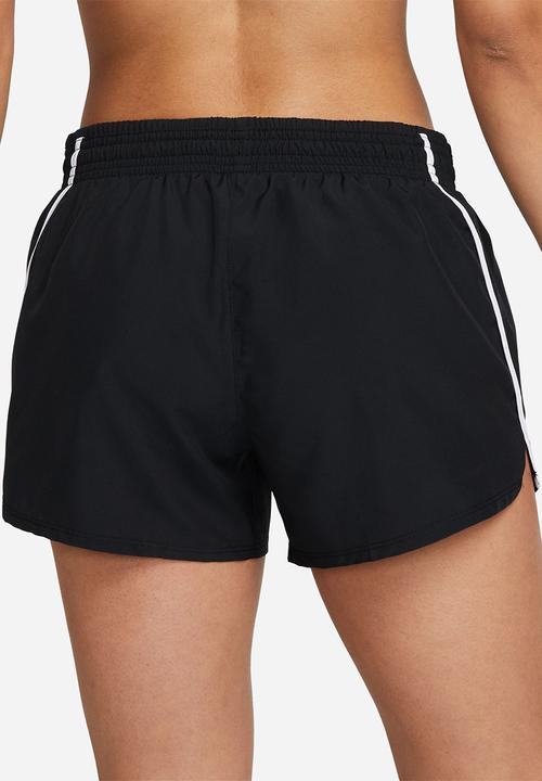 Nike - W nike dri-fit swoosh run 10k short - black & white
