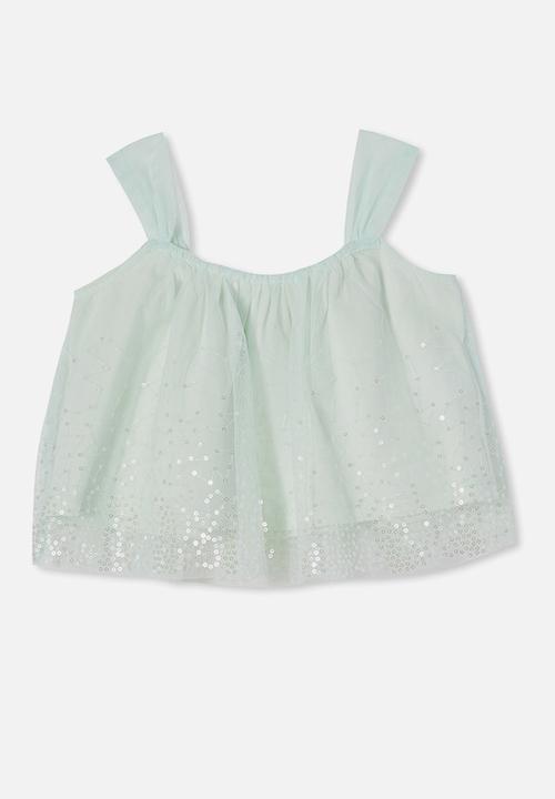 Cotton On - Selena dress up top - pale mint
