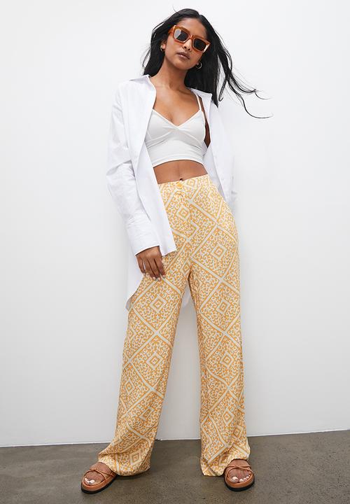 Superbalist - Relaxed wide leg co-ord - orange tiles