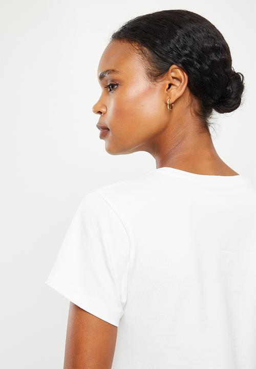 POLO - Allie short sleeve pony T-shirt - ecru