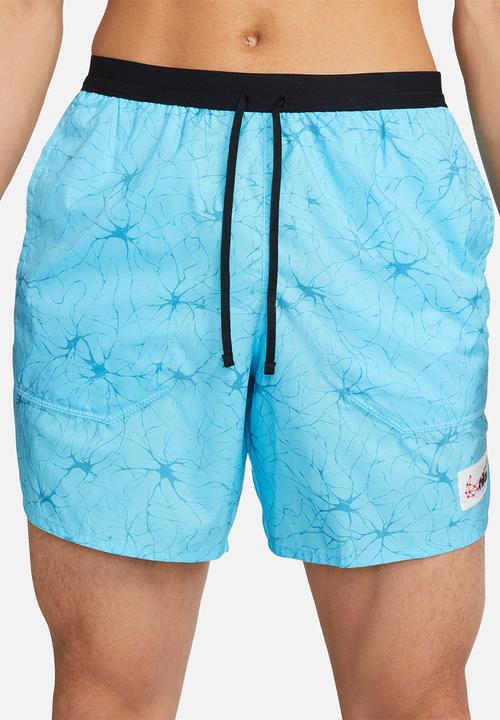 Nike - Stride D.Y.E.  7" running shorts - blue chill/lt crimson