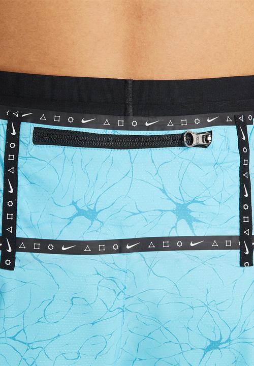 Nike - Stride D.Y.E.  7" running shorts - blue chill/lt crimson
