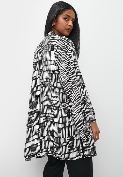 Superbalist - Short shacket - abstract texture