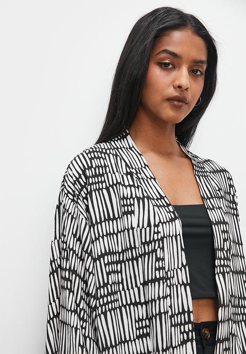 Superbalist - Short shacket - abstract texture