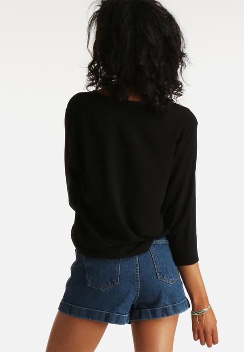 Pieces - Riva V-Neck Top 