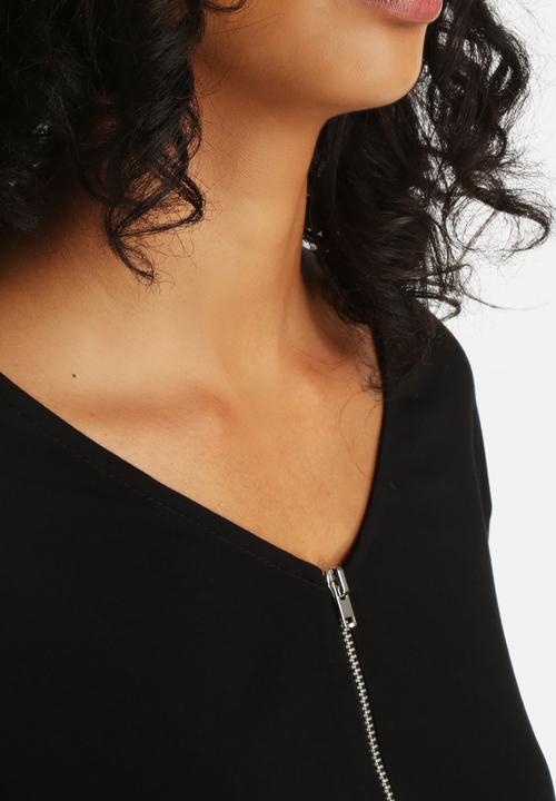 Pieces - Riva V-Neck Top 