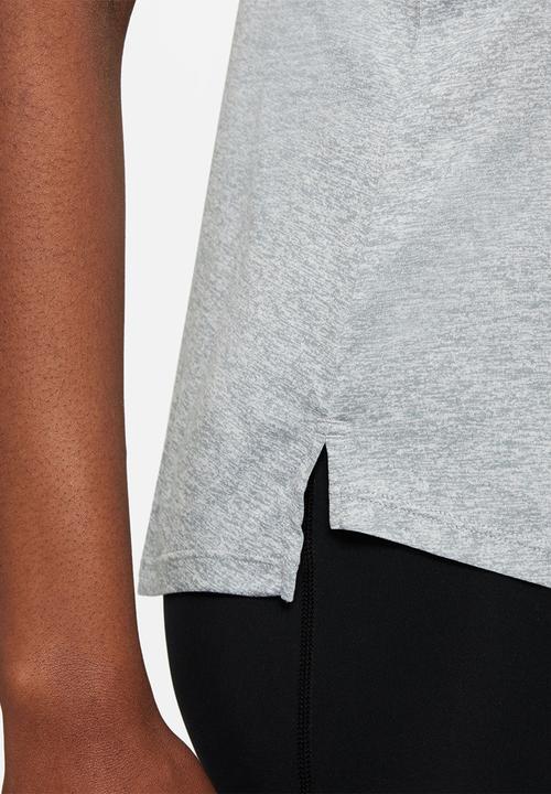 Nike - W nike one dri-fit elstka std tank - particle grey heather & black