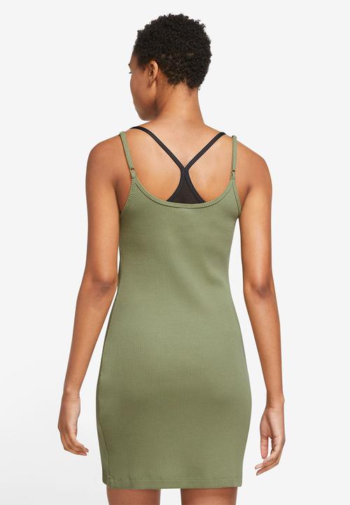 Nike - W nsw essntl rib dress bycn - alligator & white