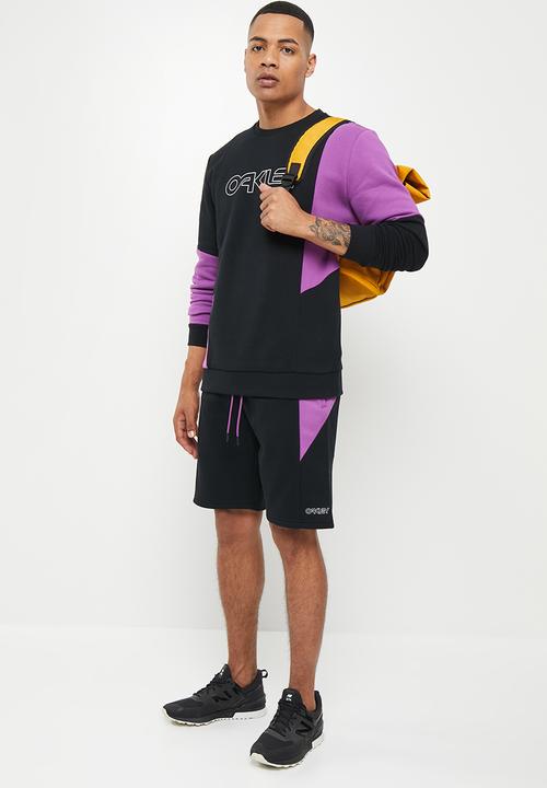 Oakley - Throwback crew rc sweatshirt - blackout