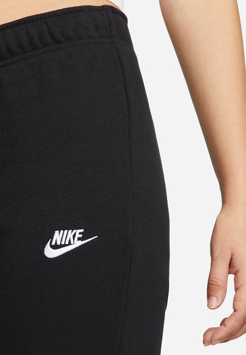 Nike - W nsw club flc mr pant tight - black & white