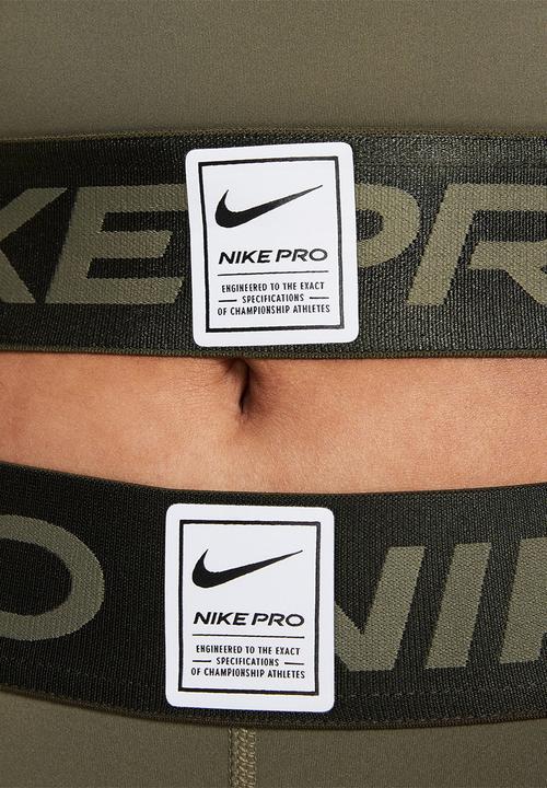 Nike - W np df crp gx tank - medium olive, sequoia & white