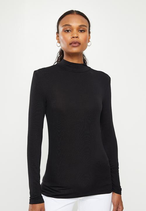 MANGO - T-shirt second - black