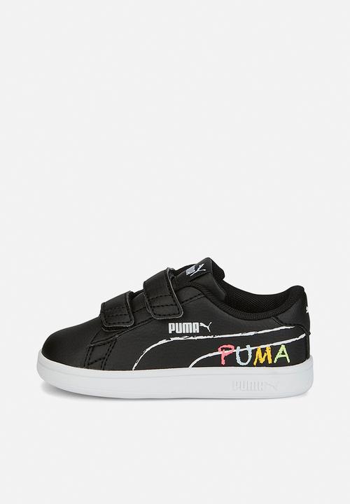PUMA - Puma smash v2 home school v inf - puma black-puma white-sunset glow-nitro blue-sun stream