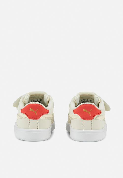 PUMA - Puma smash v2 b fly v inf - pristine-pristine-salmon-metallic-gold