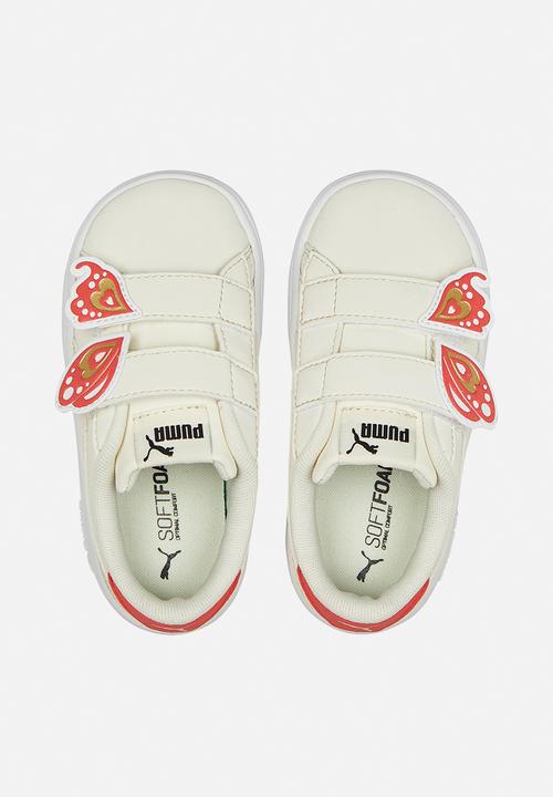 PUMA - Puma smash v2 b fly v inf - pristine-pristine-salmon-metallic-gold