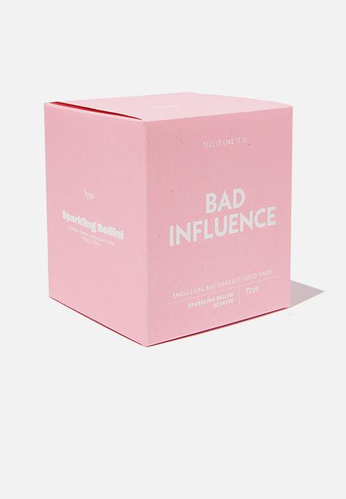 Typo - Tell it like it is candle - rosa powder bad influence
