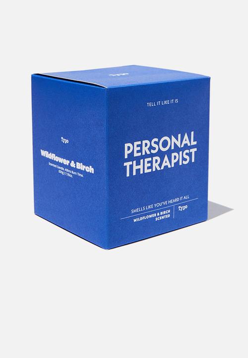 Typo - Tell it like it is candle-ultra blue personal therapist