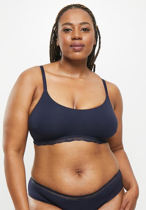 DORINA - Plus posy 2-pack light padded bralette - ink & pink