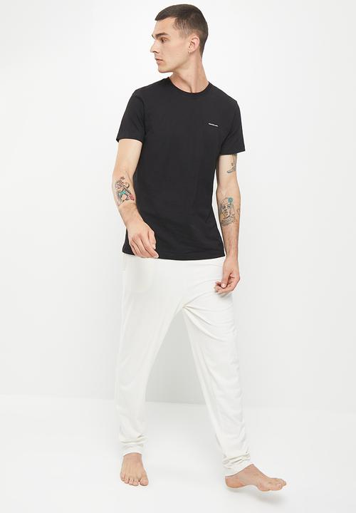 Calvin Klein - 2-pack institutional slim tee - black beauty 