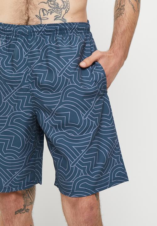 Canterbury - Awning printed 8'' short - navy