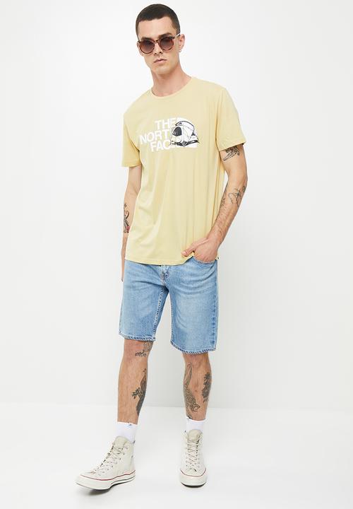 The North Face - M short sleeve graphic half dome tee - gravel