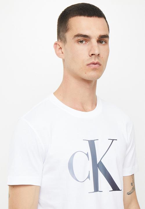 Calvin Klein - Filled ck tee - bright white