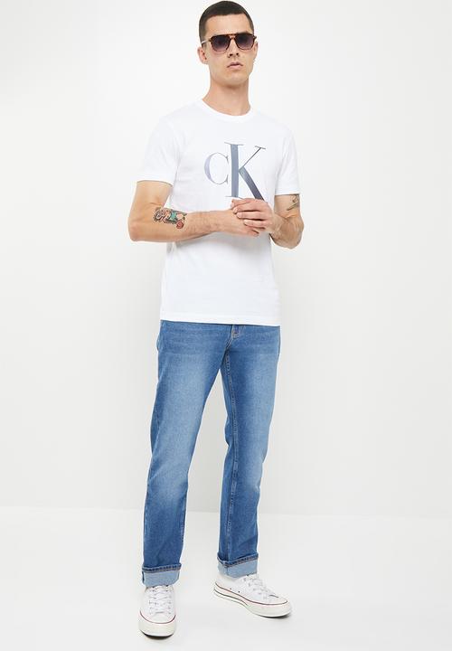 Calvin Klein - Filled ck tee - bright white