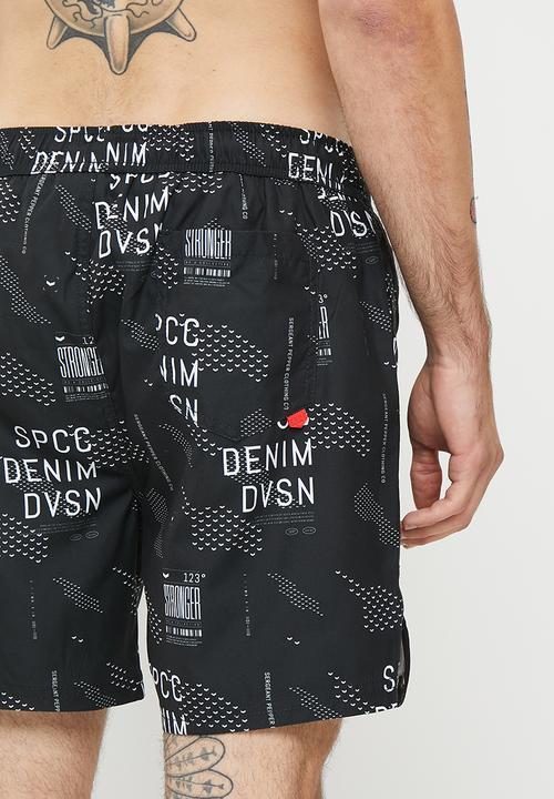 S.P.C.C - Stokes swim short - black