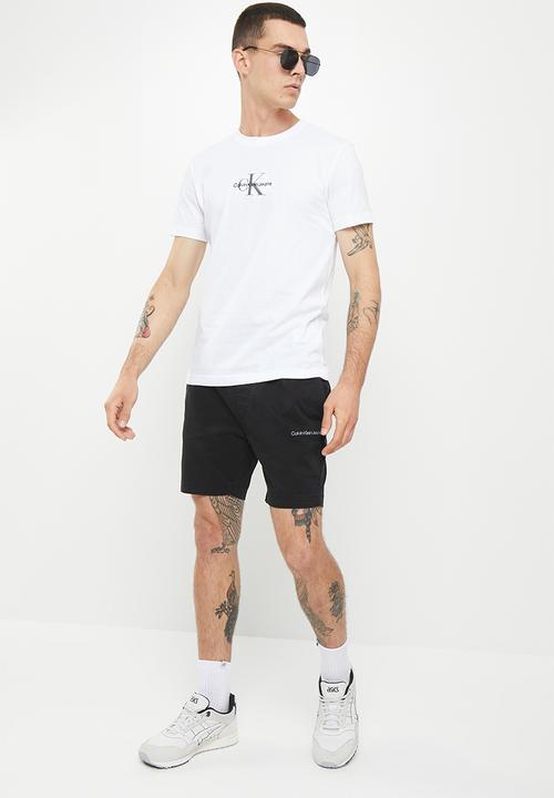 Calvin Klein - Monogram logo tee - bright white