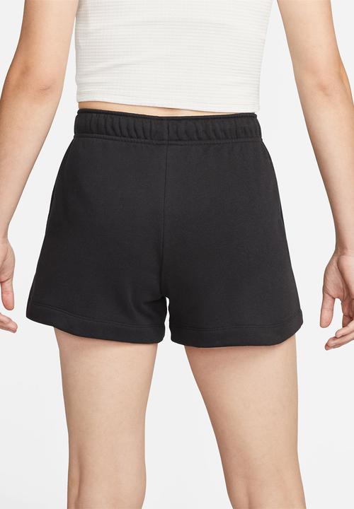Nike - W nsw club flc mr short - black & white