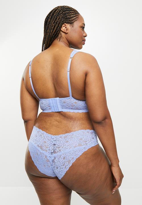 DORINA - Plus lana/eco 2-pack brief - blue & ink