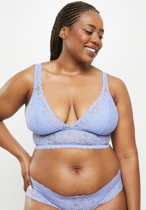 DORINA - Plus lana/eco 2-pack light padded bralette - blue & ink