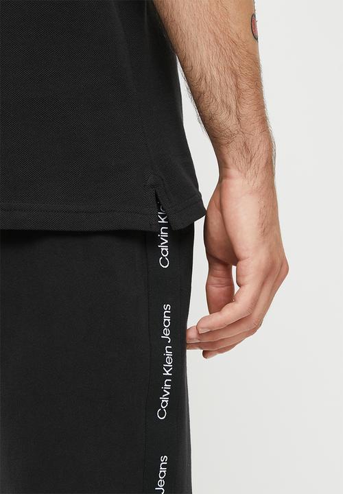 Calvin Klein - Monogram logo polo - ck black 