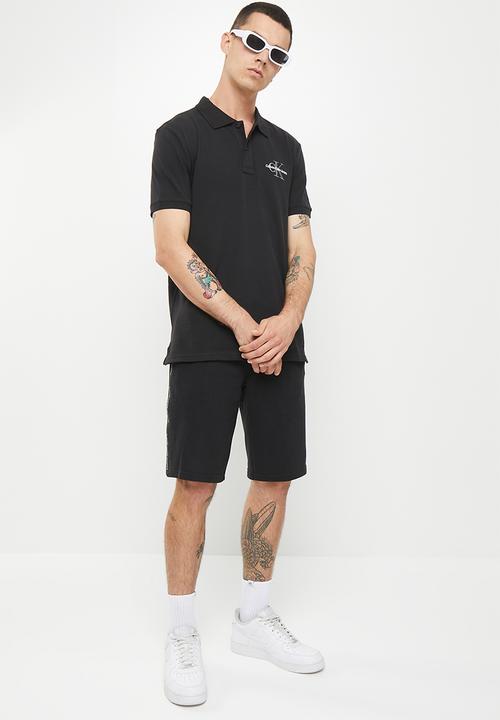 Calvin Klein - Monogram logo polo - ck black 