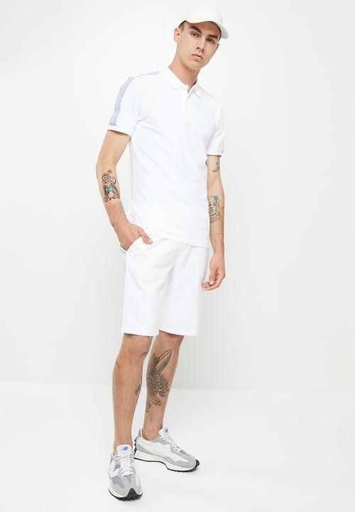Calvin Klein - Contrast tape polo - bright white