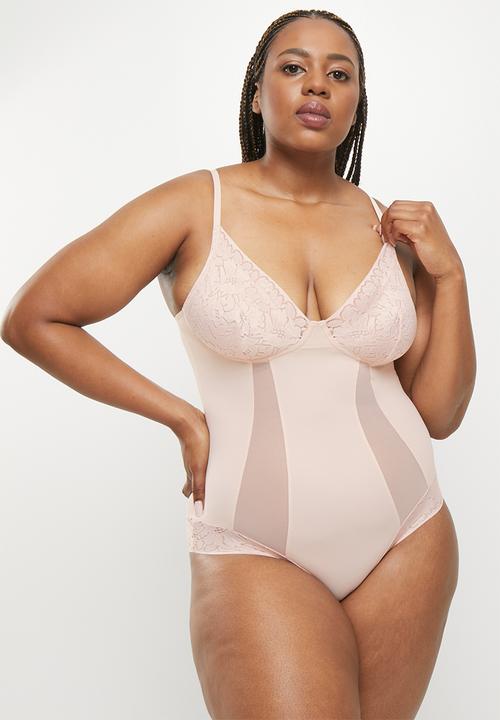 DORINA - Plus harper bodysuit - pink