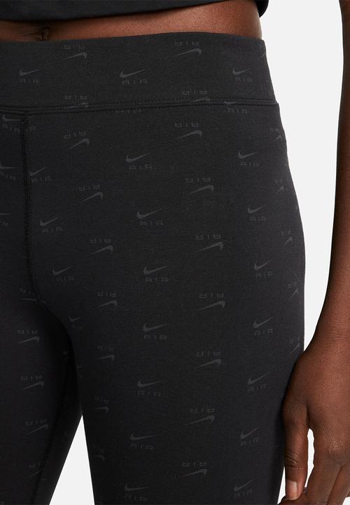 Nike - W nsw air tights hr - black & white