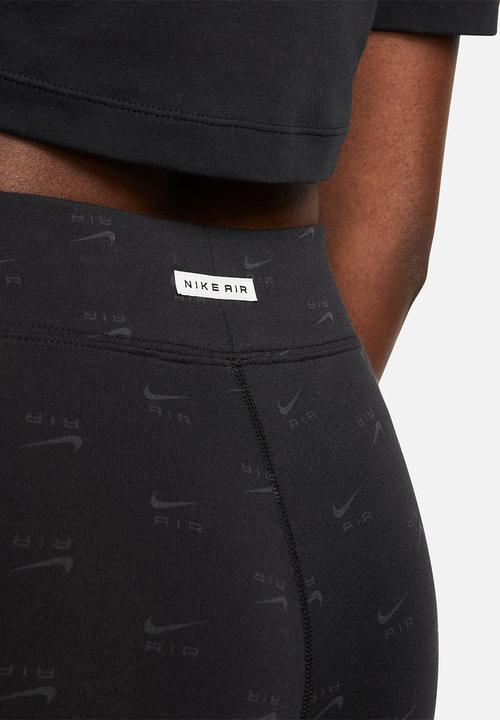 Nike - W nsw air tights hr - black & white