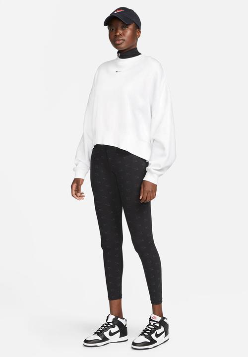 Nike - W nsw air tights hr - black & white