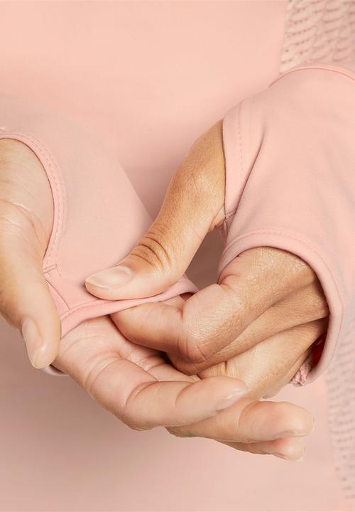 Nike - W nk dfadv run dvn ls top - arctic orange & black