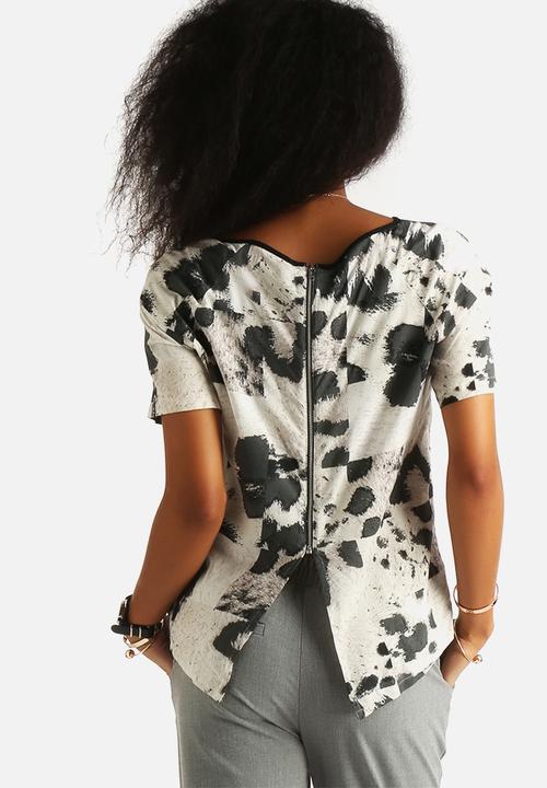 Vero Moda - Cheetar Grid Top 