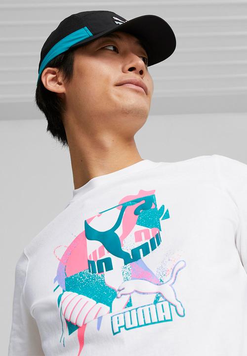 PUMA - Fandom graphic tee - puma white