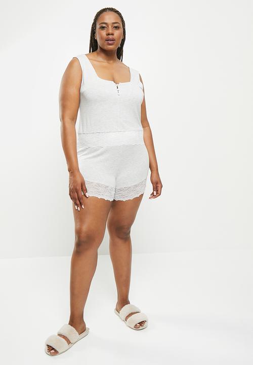 DORINA - Plus pollux shorts - grey