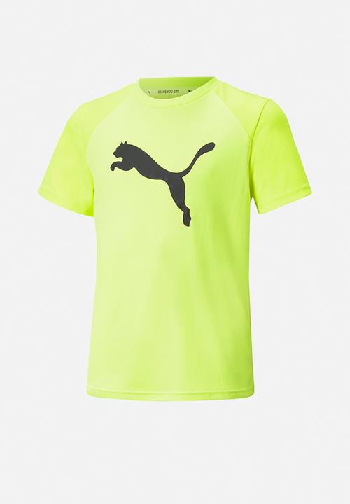 PUMA - Active sports cat poly tee b - lime squeeze