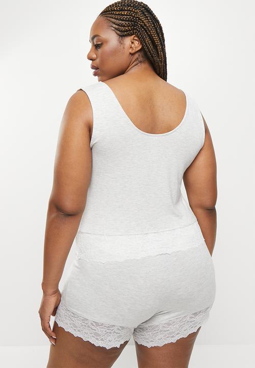 DORINA - Plus pollux camisole - grey
