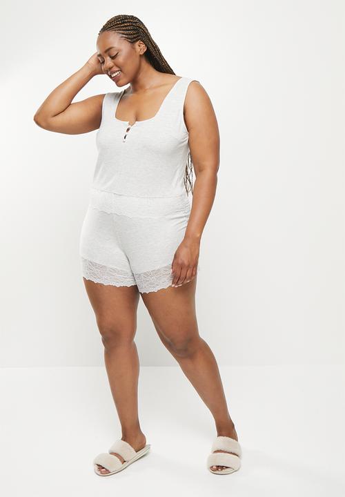 DORINA - Plus pollux camisole - grey